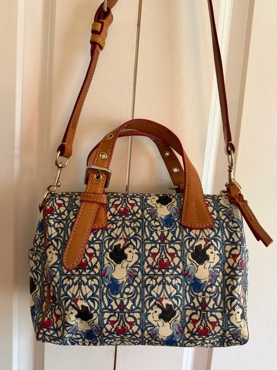 Dooney & Bourke Snow White Disney Rare Small Satchel Leather Purse Handbag - Picture 7 of 13